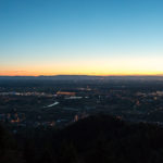 Sonnenaufgang - Die Rheinebene im Nebelmeer